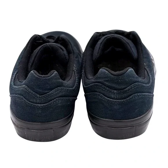 Converse El Distrito Mens 9 Womens 10.5 Triple Black Canvas Sneakers 159786C - Picture 4 of 8